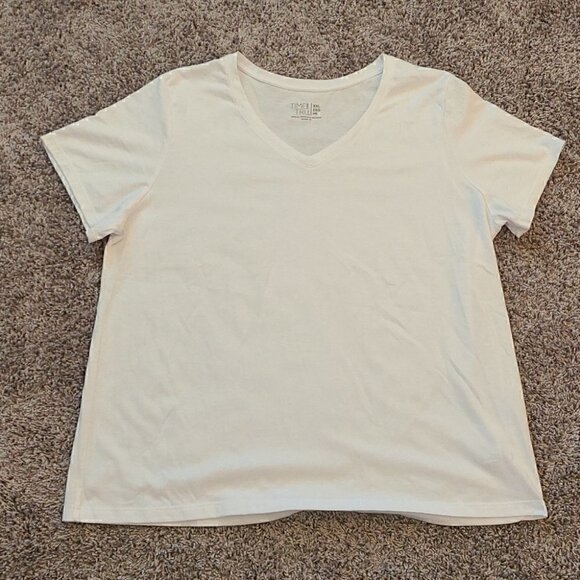 White Time and Tru V-Neck Tee - Picture 2 of 4